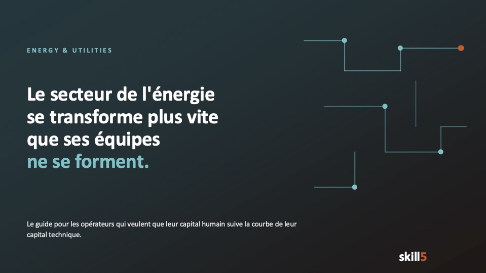 Le secteur de l'énergie se transforme plus vite que ses équipes ne se forment.
