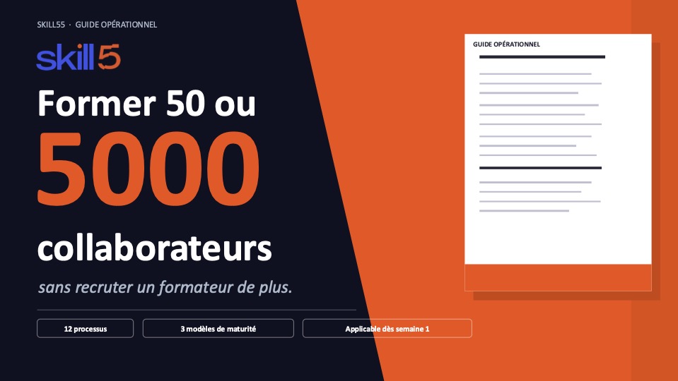 Former 50 ou 5000 sans un formateur de plus